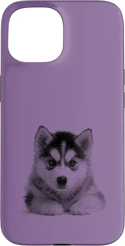 Vista 6 de Chic Husky Puppy for Dog Mom and Paw Parents Case for iPhone XR