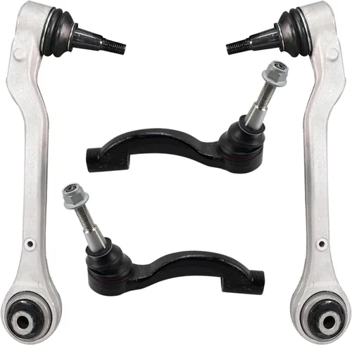 Vista 200 de Detroit Axle - 4 piezas de brazos de control traseros para Ford C-Max, Focus, Mazda 3 5, Volvo C30, C70, S40, V50, 4 brazos de control superiores e