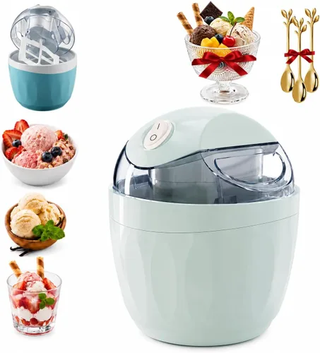 Vista 11 de Máquina de helado de un solo toque, máquina personal eléctrica rápida de 15 Azul