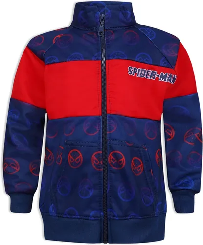 Vista 2 de Spider-Man Marvel Boys Zip Up Jacket and Jogger Set for Toddlers BlueRed