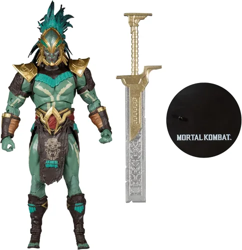 Vista 7 de McFarlane Toys Mortal Kombat Kotal Kahn - Figura de acción de 7 pulgadas con accesorios