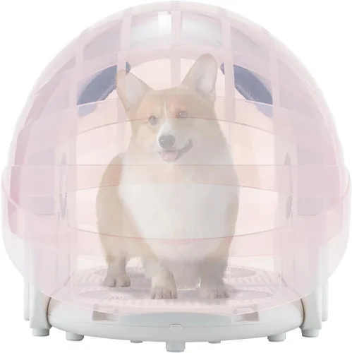 Vista 10 de Caja de secado inteligente plegable para mascotas, secadora automática de mascotas de 1000 W, caja de secado para perros pequeños con 8 ventiladores