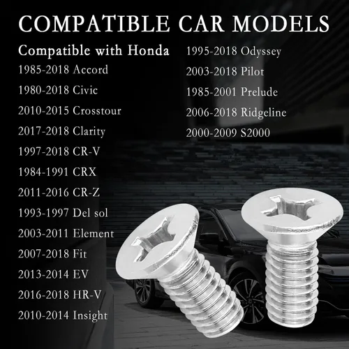 Vista 6 de 12 tornillos rotores de disco de freno OEM #93600-06014-0H, piezas de sistema de freno de repuesto automotriz compatibles con Honda Accord Civic