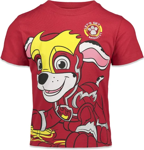 Vista 4 de Nickelodeon Paw Patrol Chase Marshall - Paquete de 3 camisetas de manga corta