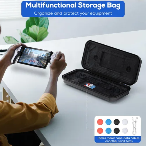 Vista 7 de Klipdasse Funda de transporte para Playstation Portal Accesorios Funda rígida EVA compatible con Ps Portal - a prueba de golpes e impermeable