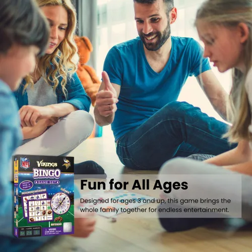 Vista 4 de MasterPieces Juegos para niños - Juego de bingo de San Francisco 49ers de la NFL