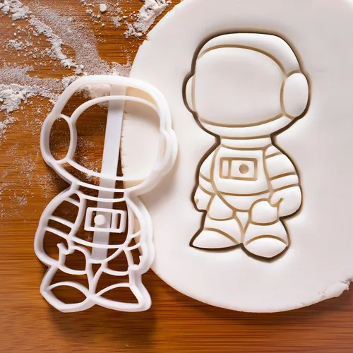 Vista 2 de Cortador de galletas astronauta, 1 pieza - Bakerlogy