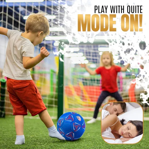 Vista 7 de Western Star Balón de fútbol House - Suave para interiores tamaño 4 - Balón de fútbol para niñas (a partir de 3 años), niños (a partir de 3 años)