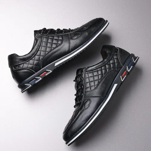 Vista 5 de COSIDRAM Zapatos de vestir casuales Oxford para hombre, estilo clásico, moderno, para caballero, zapatos de cuero