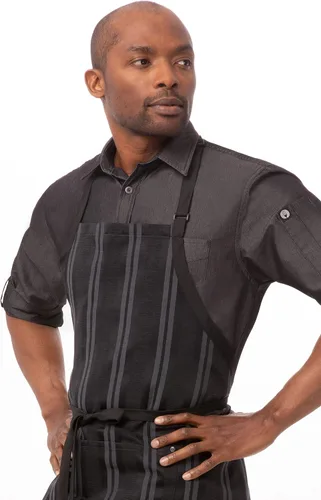 Vista 7 de Chef Works Delantal Unisex Presidio Half Bistro