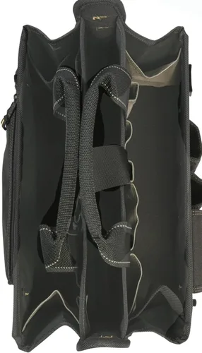 Vista 6 de CLC Custom Leathercraft 1529 bolsa de herramientas con bandeja central de 16 pulgadas, 16 bolsillos