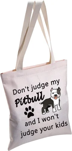 Vista 3 de MBMSO Pitbull Bolsa de mano Pitbull Regalos para amantes de los perros Pitbull Regalos para mamá Pitbull Regalos para propietarios de Pitbull