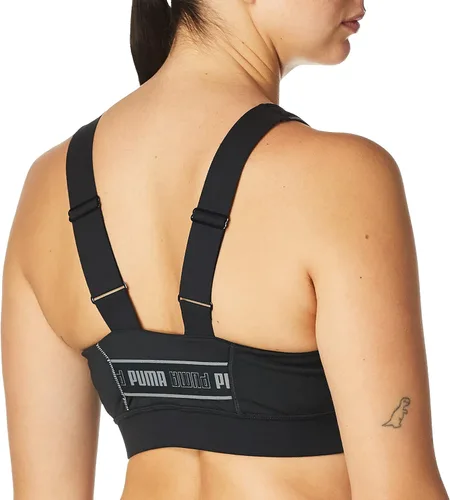 Vista 4 de PUMA Sujetador rápido de alto impacto para mujer, Negro
