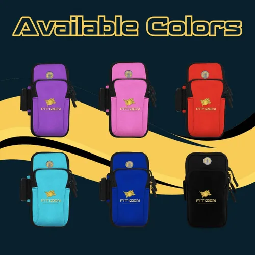 Vista 8 de FitNation Banda de brazo para teléfono para correr – Soporte de teléfono resistente al agua para correr – Cinturón ajustable para teléfono celular