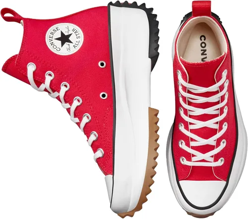 Vista 3 de Converse Run Star Hike - Tenis altos para hombre (rojo blanco y negro, sistema de tallas de calzado, adulto, hombre, numérico, mediano, numérico_8)