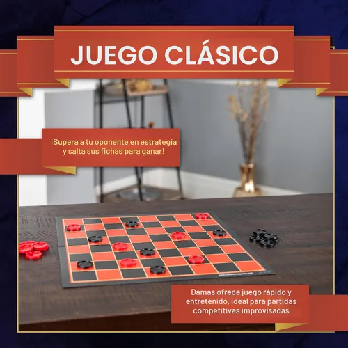 Vista 4 de Continuum Games Damas Family Tradiciones Juegos de mesa durante 72 meses a 1188 meses