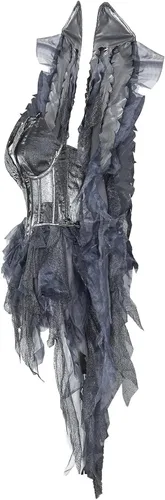 Vista 3 de WOSJKDJ Disfraz sexy de ángel para adultos, disfraz de Halloween para mujer, disfraz de cosplay con alas y halo de deseo, vestido de ángel caído