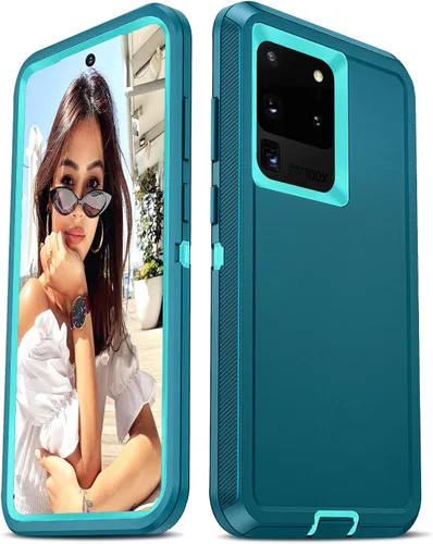Vista 50 de LeYi Funda compatible con Galaxy S8: no compatible con S8 Plus: cubierta exterior de goma 3 en 1 de cuerpo completo a prueba de golpes, resistente