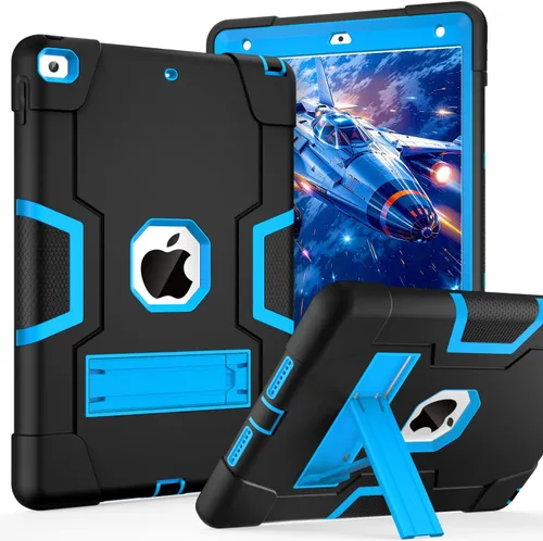 Vista 13 de Cantis - Funda para iPad de 9.ª generación/ 8.ª generación/ 7.ª generación, funda protectora resistente a los golpes con construcción robusta