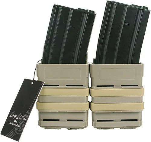 Vista 5 de Tactical bolsa contenedora de municiones 5.56 Fast Mag para M4 Mag polímero negro, pack de 5 o 2 Paquete de 2