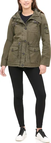 Vista 2 de Chaqueta Levis de campo con cuatro bolsillos y capucha de algodón para mujer tallas estándar y grande