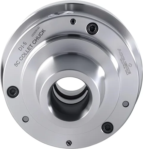Vista 2 de Accusize Industrial Tools Portabrocas 5C de 5-1/2 '' con montaje integral de Camlock D1-5, perno de 3/4 pulgadas, 0269-0015 Soporte integral D1-5
