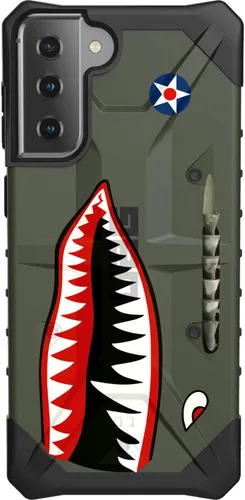 Vista 55 de EGO TACTICAL Funda personalizada UAG Urban Armor Gear para Samsung Galaxy S21 (pantalla de 6.2") Funda de edición limitada - A-10 Thunderbolt A-10