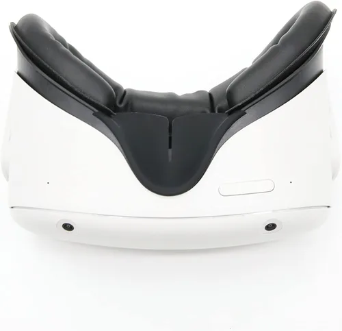 Vista 6 de VR WAVE Oculus Quest 2 Face Cover - Leather Facial Cover for Oculus Quest 2 Virtual Reality Headset - Quest 2 Facepad for Best Comfort