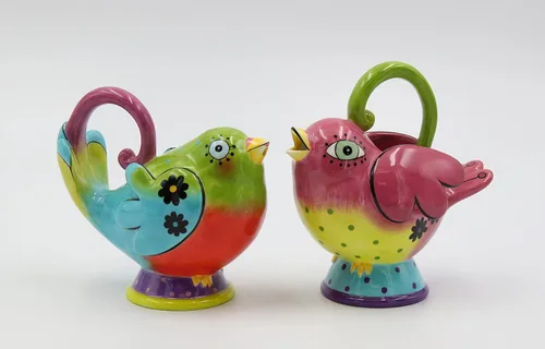 Vista 2 de Appletree Design Flights of Fancy Sugar and Creamer Set, 4-3/8 pulgadas, 5 pulgadas