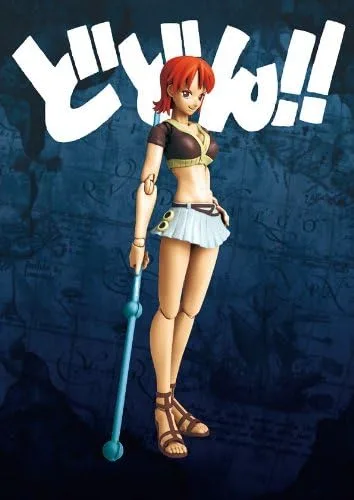 Vista 2 de Bandai Tamashii Nations Nami One Piece S.H.Figuarts Figura de acción