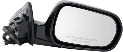 Vista 9 de TRQ Cubierta cromada del espejo manual del lado del pasajero, acabado liso para Volvo VNL 2004-2014