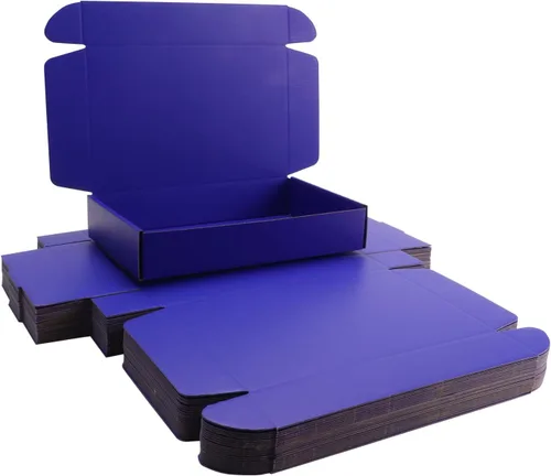 Vista 20 de Cajas de embalaje de envío pequeñas negras KAXILU 20 piezas Cajas de envío L6xW6xH2 pulgadas Adecuadas para embalaje de comercio electrónico