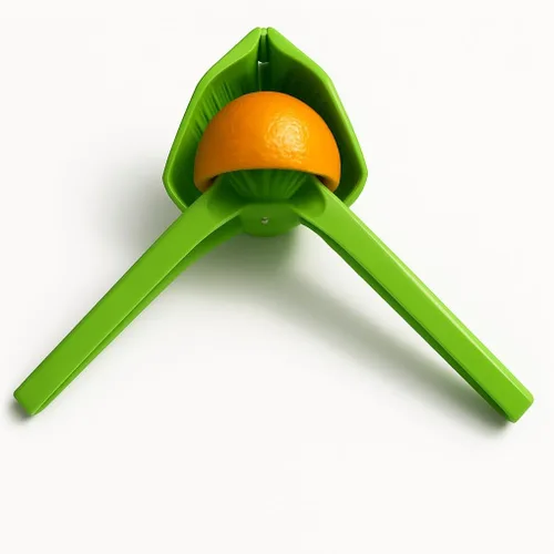 Vista 2 de Vidalia Chop Wizard Exprimidor manual de cítricos, prensa de cítricos de mano para limones, limas, naranjas pequeñas, verde