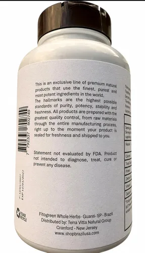 Vista 2 de Uxi amarillo + garra de gato - 120 cápsulas 500 mg Suplemento dietético