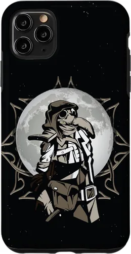 Vista 11 de iPhone 15 Médico de la peste con máscara de médico de la peste y funda de tarjeta del tarot