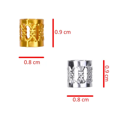 Vista 6 de 200 unidades de Kare & Kind - 200 pulseras de aluminio para el cabello