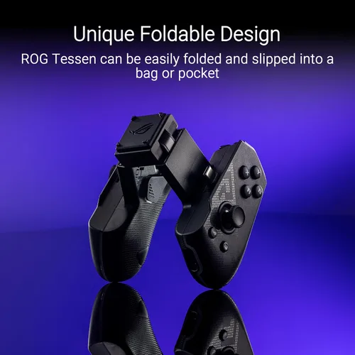 Vista 2 de ASUS ROG Tessen Mobile Gaming Controller – Android Phones ONLY, Foldable, Compact, Wired USB-C, Programmable, Fast Charging, RGB – for Call of Duty