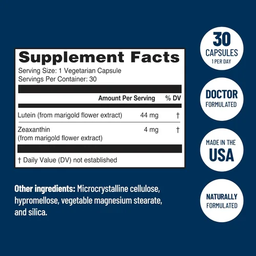 Vista 6 de VisiVite Super Lutein 444 - Vitaminas para los ojos únicas y claras – Vitaminas de luteína Max Vision para los ojos – Zeaxantina más luteína