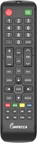 Vista 3 de Impecca Monitor de TV LED HD de 24 pulgadas TL2400H Energy Star Slim Design 720p, altavoces integrados con múltiples entradas HDMI, puertos USB