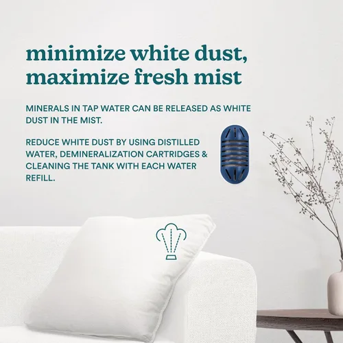 Vista 8 de Homedics Humidificador ultrasónico de llenado superior, niebla fría, boquilla de 360°, hasta 25 horas de tiempo de funcionamiento, para habitación