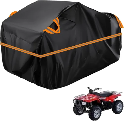Vista 116 de Cubierta para ATV impermeable compatible con Arctic Cat H1 EFI TRV Cruiser 4x4 2011, cubierta de 210D para vehículos de 4 ruedas, cubierta para quad