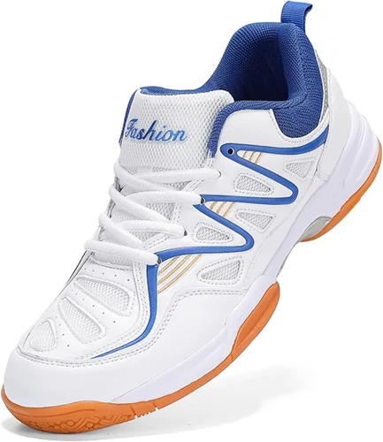 Vista 2 de Feekwys Zapatos de pickleball para hombre, zapatos de tenis de bádminton para interiores y exteriores, zapatos de entrenamiento de cancha, zapatos