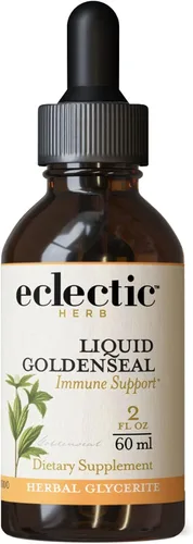 Vista 2 de Eclectic Goldenseal Glicerita líquida, naranja, 1 onza líquida