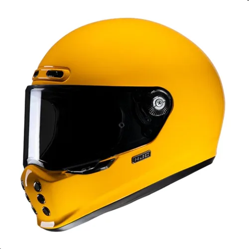 Vista 3 de Casco integral de motocicleta HJC V10 con visera Pinlock HJ-41, aprobado por DOT (negro, M)
