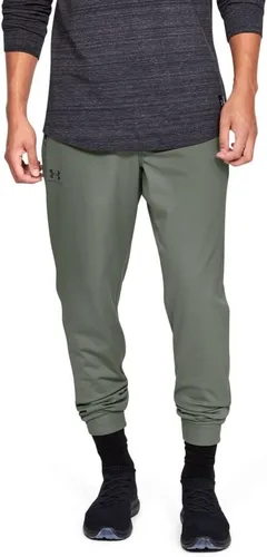 Vista 31 de Under Armour Sportstyle - Pantalones deportivos de tricot para hombre (011) Mod Gris/ Blanco