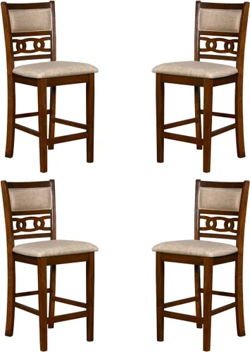 Vista 19 de New Classic Furniture Sillas de comedor Gia, juego de 2, color marrón