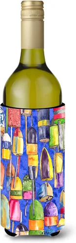 Vista 3 de Caroline's Treasures 8658CC - Funda plegable para bebidas o botellas, contenedor plegable con aislamiento para latas o botellas, multicolor Shells