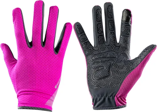 Vista 8 de SUJAYU Guantes de senderismo y ciclismo de dedo completo, guantes finos para hombres y mujeres, protección UV, ideales para bicicletas de adultos