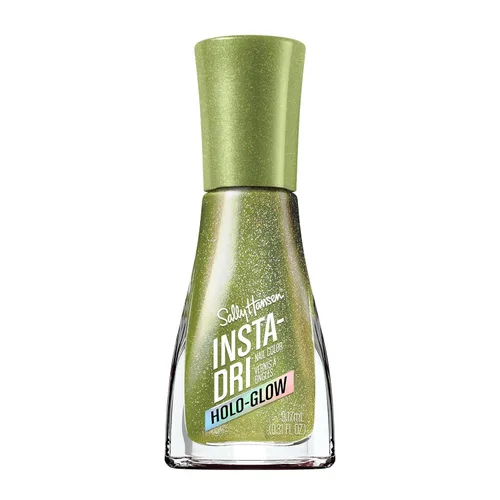 Vista 35 de Sally Hansen Insta-Dri Holo-Glow Esmalte de uñas Secado rápido, larga duración, brillo sin rayas Semi-opaco y brillante 104 All That Shimmers