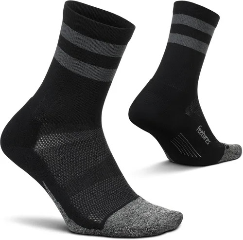 Vista 25 de Feetures Calcetines Elite Light Cushion Mini Crew Negro (3 pares)